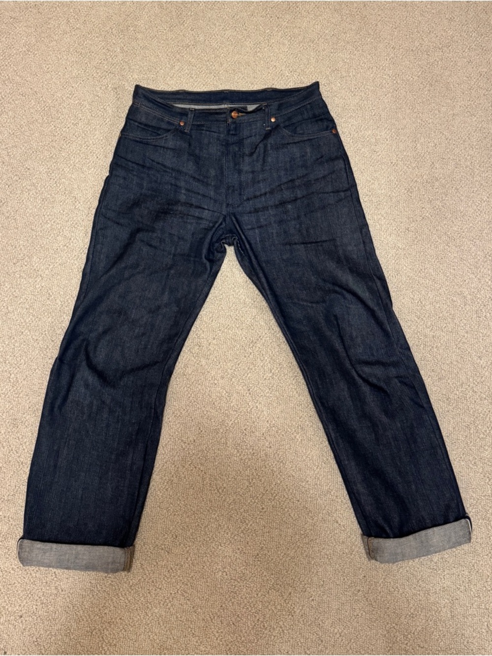Wrangler Raw Japanese Selvedge Jean 34x32